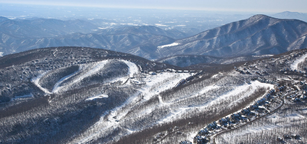 Aerial View of Wintergreen Resort